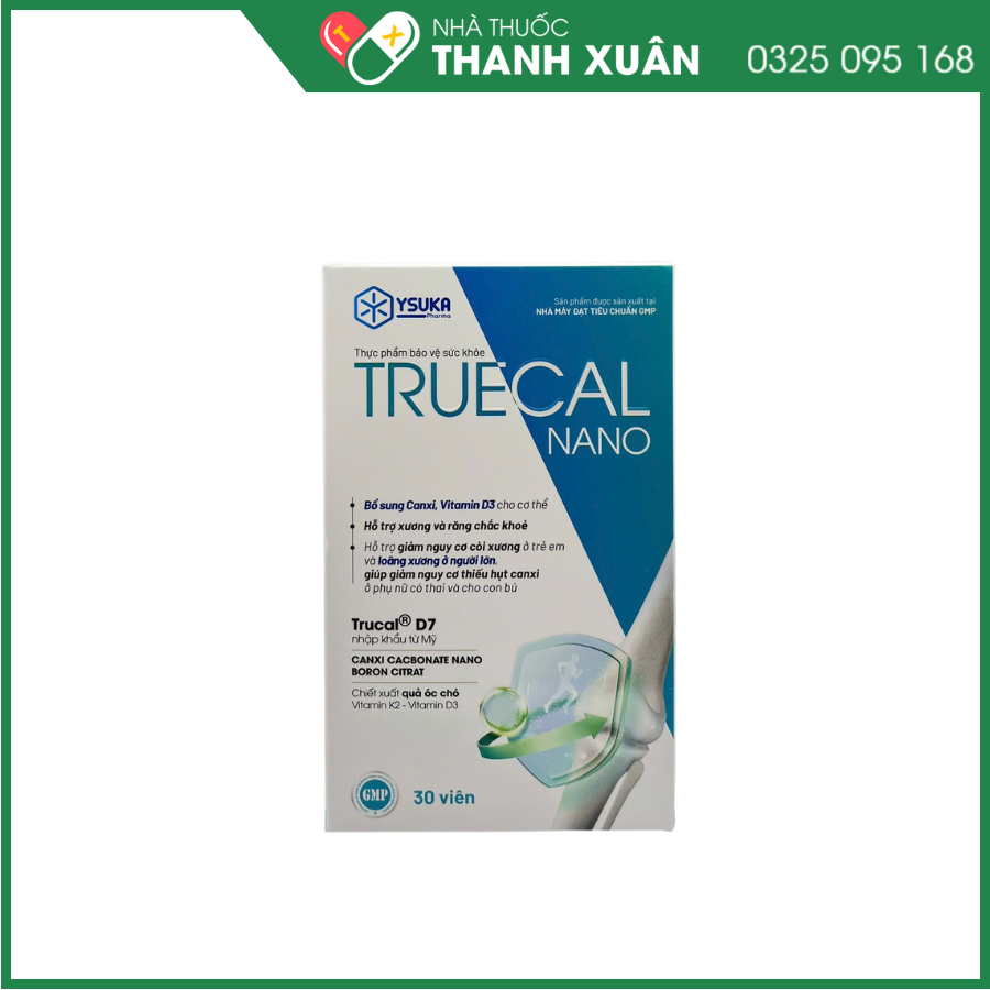 TRUECAL NANO - Bổ sung canxi, vitamin D3 cho cơ thể